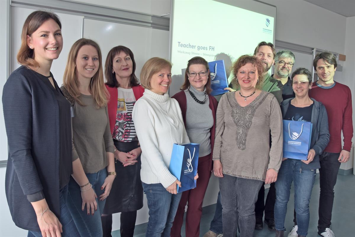 Teacher goes FHWN: Workshop zur Stimmprävention für Lehrkräfte