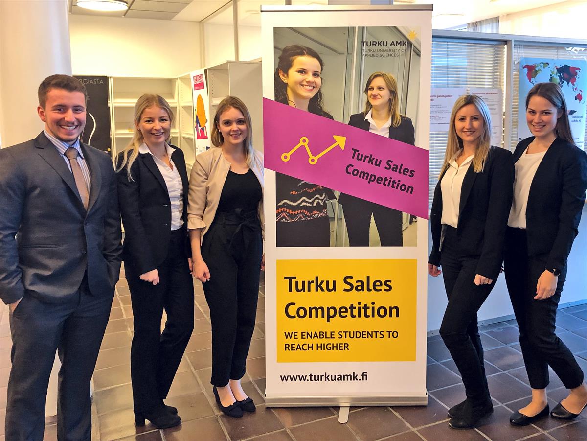 FH Wiener Neustadt gewinnt die Turku Sales Competition 2018