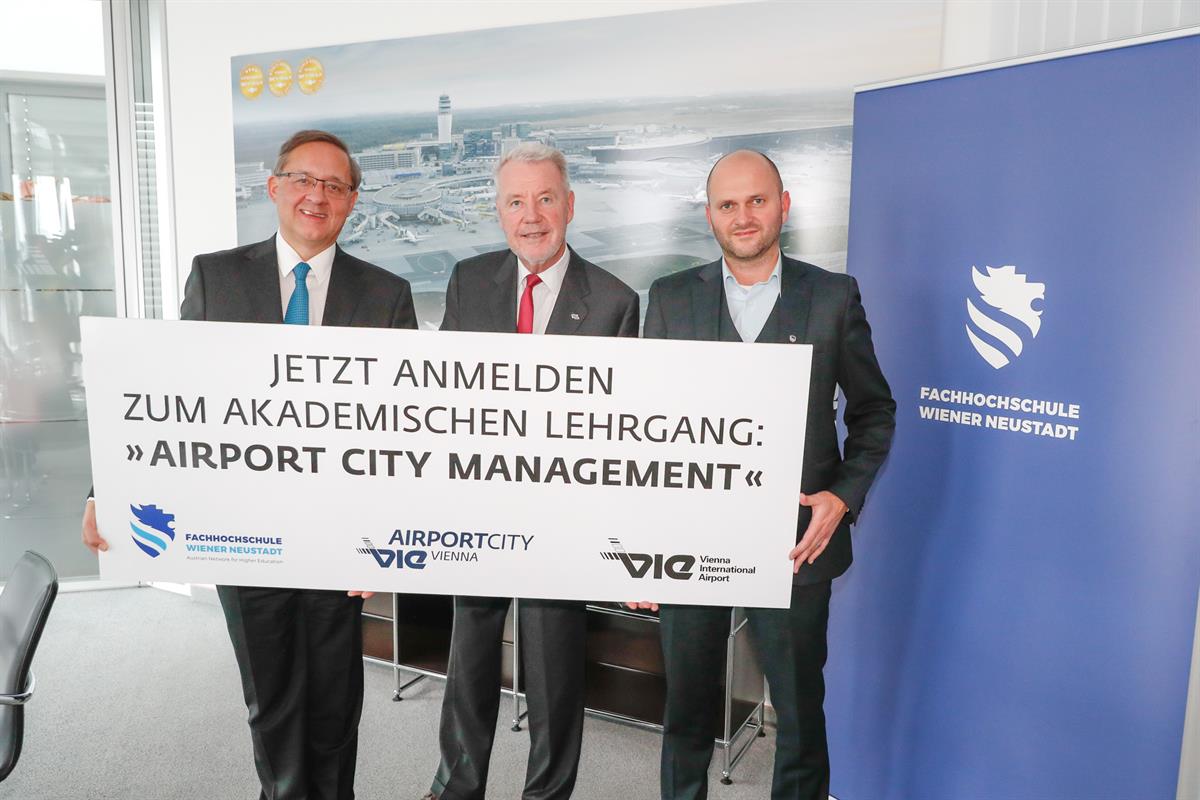 „Airport City Management“: Flughafen Wien und FH Wiener Neustadt starten akademischen FH-Lehrgang