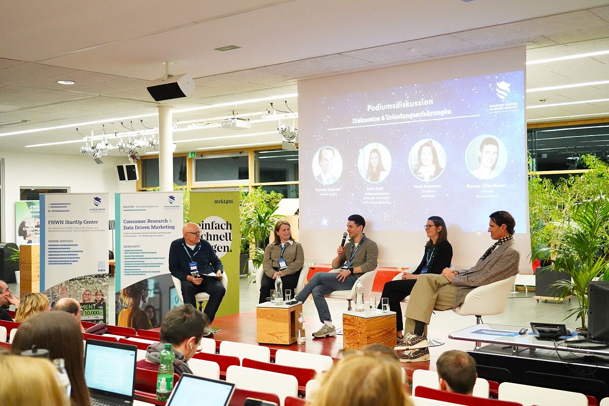 Podiumsdiskussion im Rahmen der StartUp Night