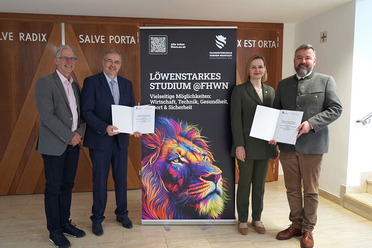 Neue Bildungspartnerschaft der FHWN mit dem GRG Sachsenbrunn