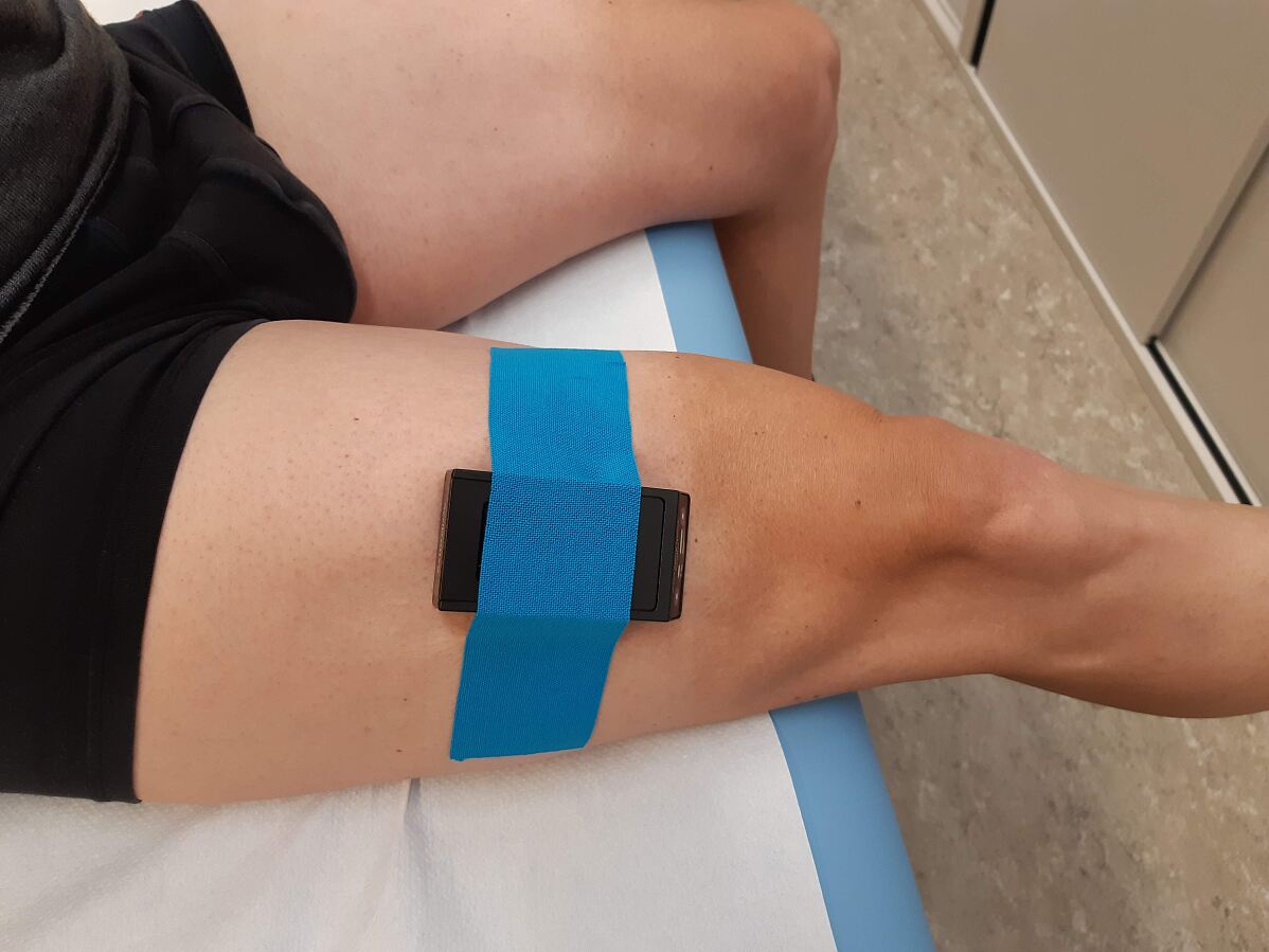 Sensor am Oberschenkel
