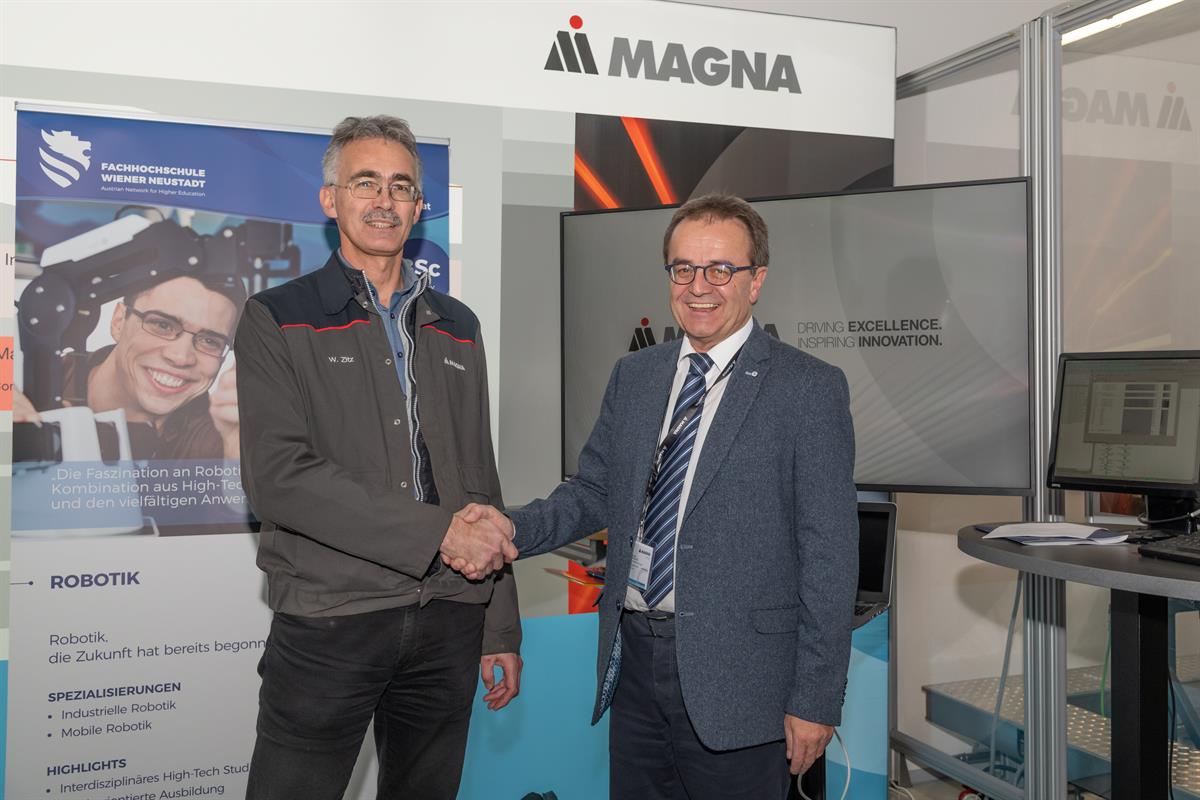 Magna Steyr kooperiert mit Robotik-Studiengang der FH Wiener Neustadt