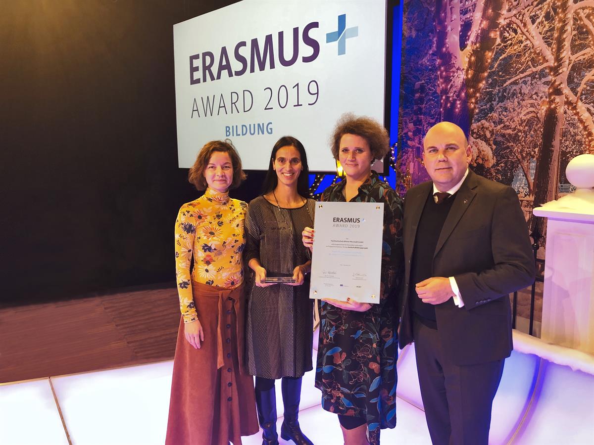 Fachhochschule Wiener Neustadt gewinnt Erasmus+ Award!