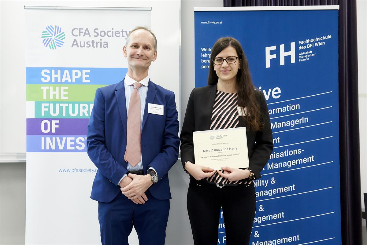 CFA Society Austria Preis: FHWN-Alumni siegreich