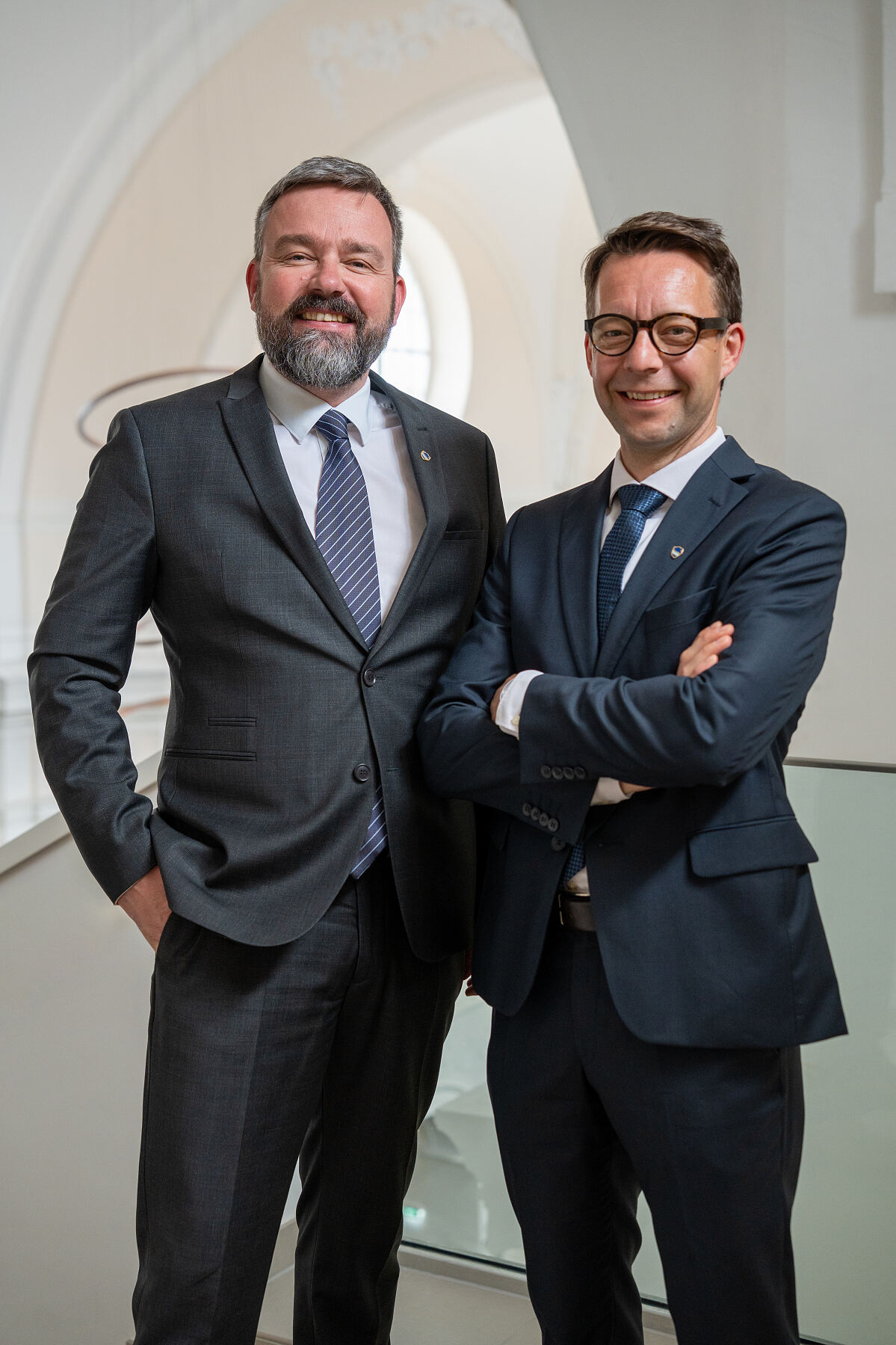 Die beiden Geschäftsführer Axel Schneeberger und Christoph Kuen