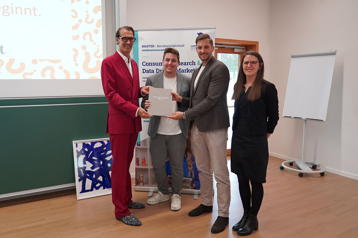 Der 2. Platz des Consumer Research Awards