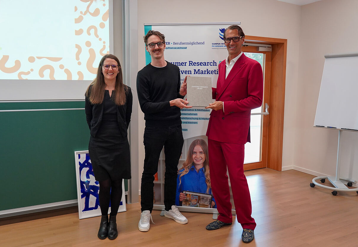 Der 3. Platz des Consumer Research Awards