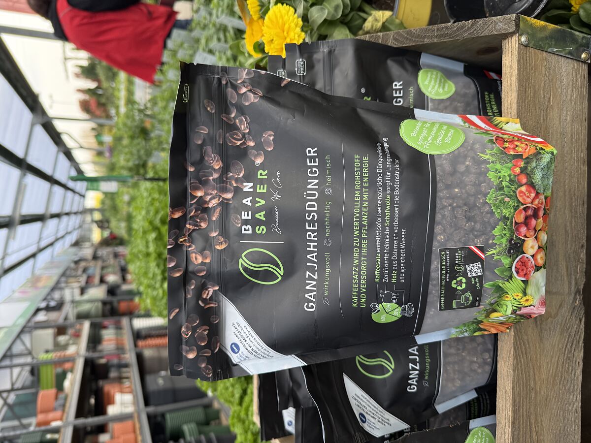 BeanSaver Pflanzendünger aus Kaffeesatz