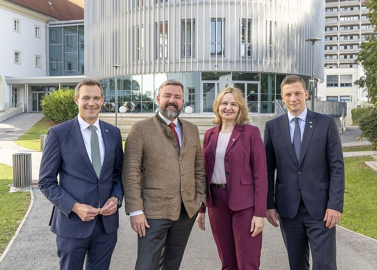 Das neue Führungsduo der FH Wiener Neustadt